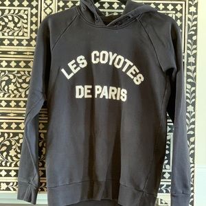 Les Coyotes De Paris Teen embroidered hoodie